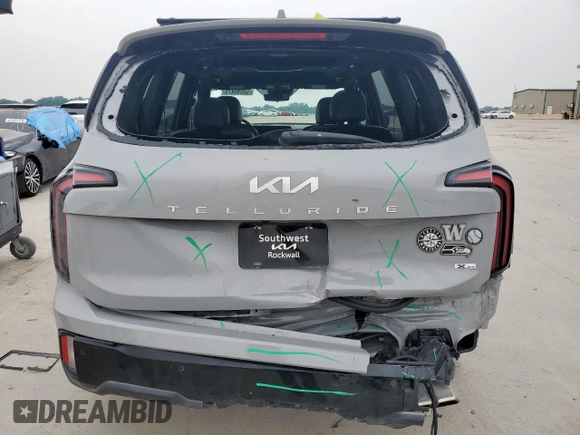 2024 Kia Telluride SX Prestige X-Pro z VIN 5XYP5DGC6RG460813, wystawiony jako Copart lot #56690475 z przebiegiem 30 797 mil mil oraz Szkoda całkowita • Salvage title. Historia ofert i sprzedaży dostępna na DreamBid. Obrazek 6.