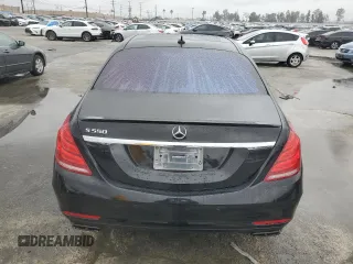 2015 Mercedes-Benz S 550 with VIN WDDUG8CB2FA130184, listed as a Copart auction lot 44603455 with 107,520 mi miles and Salvage Title. Bid and sale history available at carsss.com. Image 6.