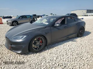 2023 Tesla Model S Plaid with VIN 5YJSA1E61PF528022, listed as a Copart auction lot 53088135 with Not provided miles and Clean title. Bid and sale history available at DreamBid. Image 1.