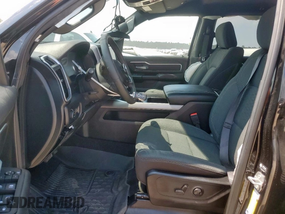 2025 Ram 1500 with VIN 1C6SRFMPXSN583439, listed as a Copart auction lot 59518285 with 10,253 mi miles and Non repairable. Bid and sale history available at DreamBid. Image 7.
