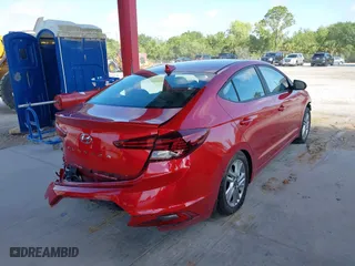 2020 Hyundai Elantra SEL with VIN 5NPD84LF1LH596485, listed as a IAAI auction lot 41914661 with 74,701 mi miles. Bid and sale history available at carsss.com. Image 4.