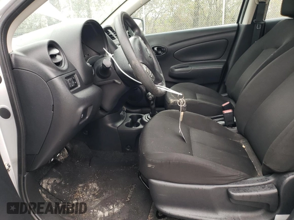 2018 Nissan Versa Sedan SV with VIN 3N1CN7AP0JL880952, listed as a Copart auction lot 80851074 with 98,559 mi miles and Salvage Title. Bid and sale history available at carsss.com. Image 7.