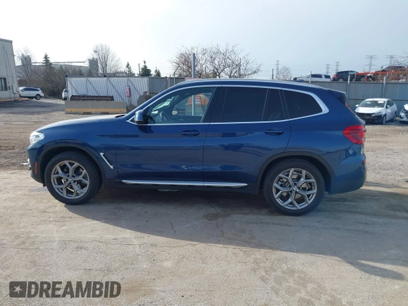 2021 BMW X3 xDrive30i with VIN 5UXTY5C08M9G21116, listed as a IAAI auction lot 41834586 with 51,441 mi miles and . Bid and sale history available at DreamBid. Image 14.