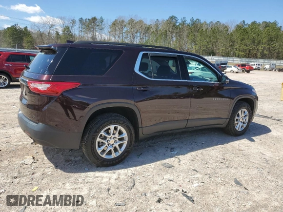 2020 Chevrolet Traverse LT Cloth with VIN 1GNERGKW7LJ200000, listed as a Copart auction lot 50799555 with 72,407 mi miles and Salvage Title. Bid and sale history available at carsss.com. Image 3.