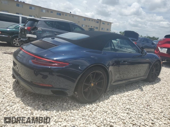 2018 Porsche 911 Carrera S with VIN WP0CB2A97JS147597, listed as a Copart auction lot 62872764 with 32,090 mi miles and Non Repairable. Bid and sale history available at carsss.com. Image 3.