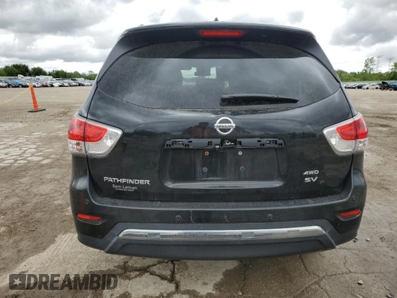 2013 Nissan Pathfinder SL with VIN 5N1AR2MM5DC669464, listed as a Copart auction lot 58078085 with 163,467 mi miles and Salvage title. Bid and sale history available at DreamBid. Image 6.