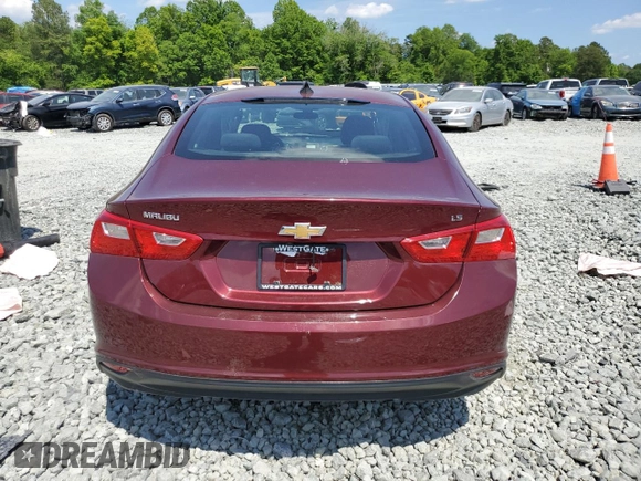 2016 Chevrolet Malibu LS z VIN 1G1ZB5ST8GF294897, wystawiony jako Copart lot #56256665 z przebiegiem Nie podano mil oraz Szkoda całkowita • Salvage title. Historia ofert i sprzedaży dostępna na DreamBid. Obrazek 6.