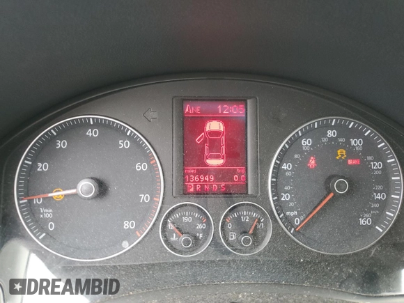 2005 Volkswagen Jetta 2.5L с VIN 3VWDF71K65M607420, выставлен на аукционе Copart как лот 59906585 с пробегом 136 949 миль миль и Списание • Salvage title. История ставок и продаж доступна на DreamBid. Изображение 9.