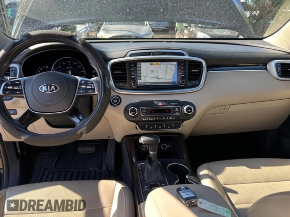 2019 Kia Sorento EX Sport V6 with VIN 5XYPH4A51KG504630, listed as a Copart auction lot 88140655 with 93,136 mi miles and Clean Title. Bid and sale history available at carsss.com. Image 9.