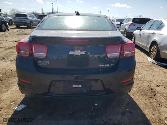 2013 Chevrolet Malibu ECO with VIN 1G11F5RR8DF100053, listed as a Copart auction lot 50495585 with 183,710 mi miles and Salvage Title. Bid and sale history available at carsss.com. Image 6.