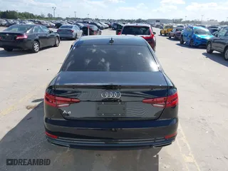 2019 Audi A4 Premium with VIN WAUGMAF41KN018335, listed as a IAAI auction lot 41570587 with 22,795 mi miles. Bid and sale history available at carsss.com. Image 16.