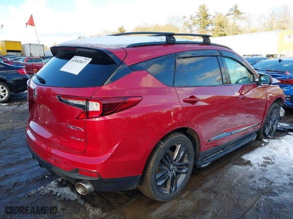 2021 Acura RDX w/A-Spec Package with VIN 5J8TC2H68ML045413, listed as a IAAI auction lot 41583817 with 61,422 mi miles. Bid and sale history available at carsss.com. Image 4.