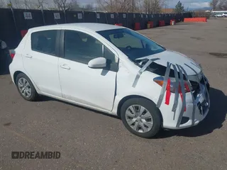 2012 Toyota Yaris L with VIN JTDKTUD33CD533033, listed as a IAAI auction lot 41729568 with 34,948 mi miles. Bid and sale history available at carsss.com. Image 1.