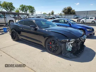 2022 Ford Mustang GT with VIN 1FA6P8CF6N5150683, listed as a Copart auction lot 51300165 with 36,980 mi miles and Salvage Title. Bid and sale history available at carsss.com. Image 4.
