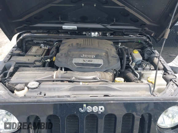 2017 Jeep Wrangler Unlimited Sport with VIN 1C4BJWDG6HL699547, listed as a IAAI auction lot 42652658 with 89,286 mi miles and . Bid and sale history available at DreamBid. Image 10.