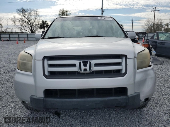 2008 Honda Pilot EX-L with VIN 5FNYF28798B004334, listed as a Copart auction lot 87737055 with 216,630 mi miles and Salvage Title. Bid and sale history available at DreamBid. Image 5.