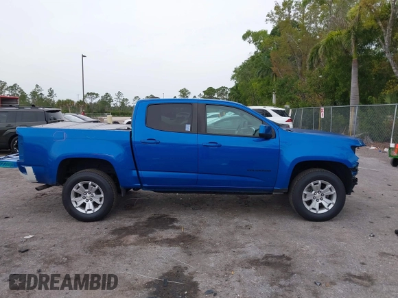 2021 Chevrolet Colorado 2WD LT with VIN 1GCGSCEA0M1147592, listed as a IAAI auction lot 41642125 with 70,179 mi miles. Bid and sale history available at carsss.com. Image 13.
