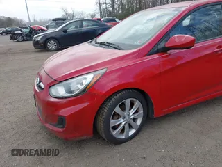 2012 Hyundai Accent SE with VIN KMHCU5AE8CU037718, listed as a IAAI auction lot 41845159 with 167,444 mi miles. Bid and sale history available at carsss.com. Image 6.