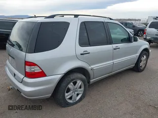 2003 Mercedes-Benz M 320/430/500 with VIN 4JGAB75E53A400593, listed as a IAAI auction lot 41797265 with 193,338 mi miles and . Bid and sale history available at DreamBid. Image 4.
