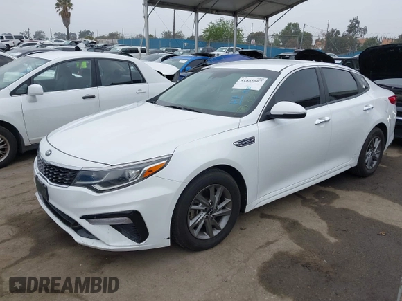2019 Kia Optima LX with VIN 5XXGT4L36KG371801, listed as a IAAI auction lot 41885607 with 150,043 mi miles. Bid and sale history available at carsss.com. Image 17.