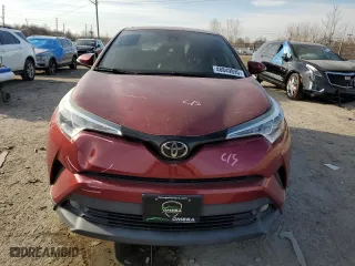 2018 Toyota C-HR XLE with VIN NMTKHMBX1JR036389, listed as a Copart auction lot 48849895 with 59,182 mi miles and Salvage Title. Bid and sale history available at carsss.com. Image 5.