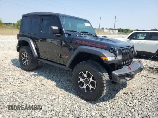 2022 Jeep Wrangler Rubicon with VIN 1C4HJXCG9NW197322, listed as a Copart auction lot 59984775 with 35,374 mi miles and Salvage title. Bid and sale history available at DreamBid. Image 4.