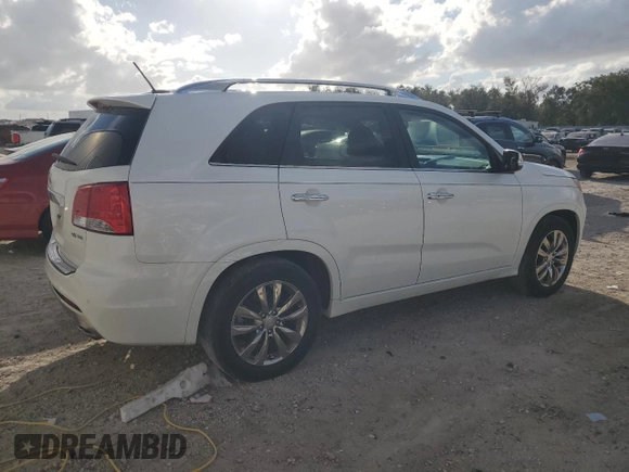 2012 Kia Sorento SX with VIN 5XYKW4A23CG218043, listed as a Copart auction lot 86247404 with 177,379 mi miles and Salvage Title. Bid and sale history available at carsss.com. Image 3.