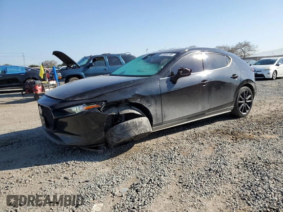2020 Mazda 3 Premium Package with VIN JM1BPANM3L1162662, listed as a Copart auction lot 50059785 with 93,271 mi miles and Salvage Title. Bid and sale history available at carsss.com. Image 1.