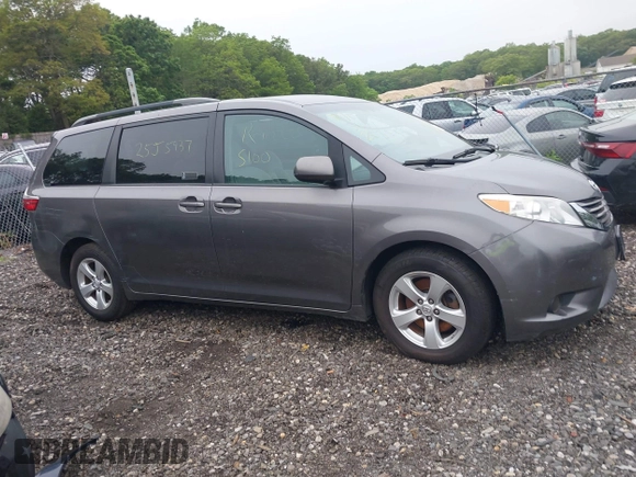 2015 Toyota Sienna LE AAS with VIN 5TDKK3DC7FS630614, listed as a IAAI auction lot 42466279 with Not provided miles and . Bid and sale history available at DreamBid. Image 12.