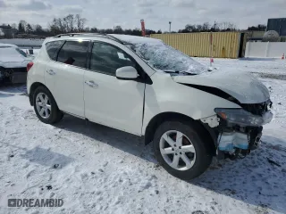 2010 Nissan Murano LE with VIN JN8AZ1MW8AW134658, listed as a Copart auction lot 45896465 with 137,943 mi miles and Salvage Title. Bid and sale history available at carsss.com. Image 4.