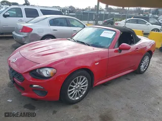 2017 FIAT 124 Spider Lusso with VIN JC1NFAEK6H0108832, listed as a IAAI auction lot 41451223 with 1 mi miles. Bid and sale history available at carsss.com. Image 16.