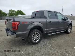 2017 Ford F-150 XL with VIN 1FTEW1EG2HKC06484, listed as a Copart auction lot 60051635 with 115,425 mi miles and Salvage title. Bid and sale history available at DreamBid. Image 3.