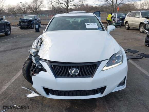 2013 Lexus IS 250 with VIN JTHCF5C27D5063030, listed as a IAAI auction lot 41475197 with 120,501 mi miles. Bid and sale history available at carsss.com. Image 12.