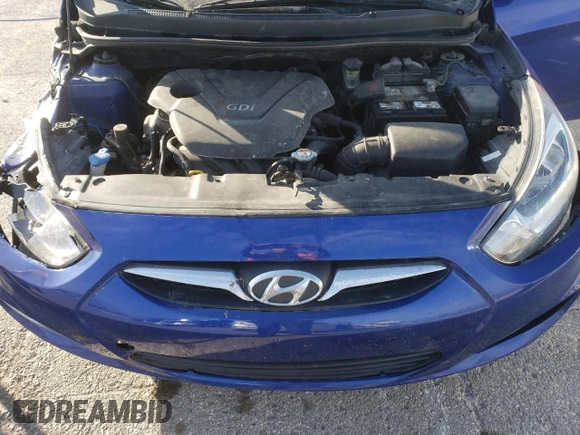 2012 Hyundai Accent SE with VIN KMHCU5AE7CU027245, listed as a Copart auction lot 50604895 with 153,842 mi miles and Clean title. Bid and sale history available at DreamBid. Image 12.