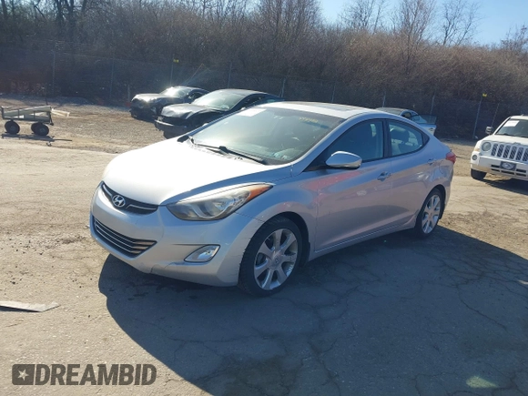 2013 Hyundai Elantra GLS z VIN KMHDH4AE5DU494992, wystawiony jako IAAI lot #41698877 z przebiegiem 56 324 mil mil oraz . Historia ofert i sprzedaży dostępna na DreamBid. Obrazek 2.