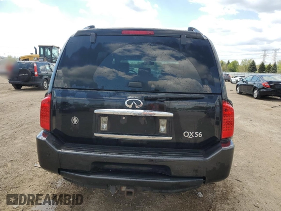 2006 Infiniti QX56 с VIN 5N3AA08C06N813207, выставлен на аукционе Copart как лот 55966085 с пробегом 231 458 миль миль и Списание • Salvage title. История ставок и продаж доступна на DreamBid. Изображение 6.