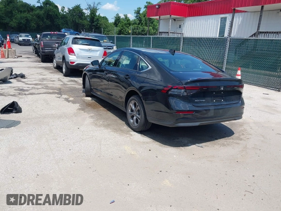 2024 Honda Accord EX with VIN 1HGCY1F30RA075402, listed as a IAAI auction lot 42615694 with 8,506 mi miles and . Bid and sale history available at DreamBid. Image 3.