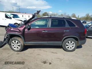 2012 Kia Sorento LX with VIN 5XYKT4A67CG191666, listed as a IAAI auction lot 42047583 with 175,404 mi miles. Bid and sale history available at carsss.com. Image 15.