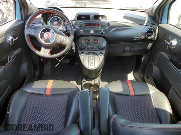 2015 FIAT 500e с VIN 3C3CFFGE2FT685425, выставлен на аукционе Copart как лот 62751915 с пробегом 48 372 миль миль и Списание • Salvage title. История ставок и продаж доступна на DreamBid. Изображение 8.