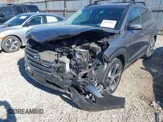 2016 Hyundai Tucson Eco with VIN KM8J3CA2XGU103017, listed as a IAAI auction lot 41897807 with 95,722 mi miles. Bid and sale history available at carsss.com. Image 6.