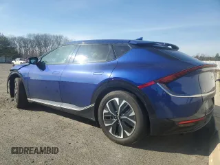 2023 Kia EV6 Wind with VIN KNDC3DLCXP5154990, listed as a Copart auction lot 45983855 with 46,167 mi miles and Salvage Title. Bid and sale history available at carsss.com. Image 2.