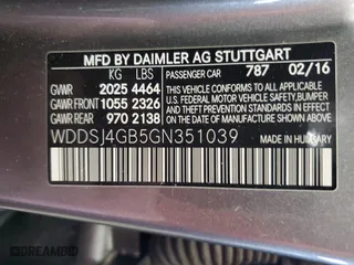 2016 Mercedes-Benz CLA with VIN WDDSJ4GB5GN351039, listed as a Copart auction lot 50640175 with 119,943 mi miles and Clean Title. Bid and sale history available at carsss.com. Image 12.