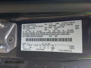 2019 Ford Escape Titanium with VIN 1FMCU0J97KUA34281, listed as a IAAI auction lot 42409579 with 55,400 mi miles and . Bid and sale history available at DreamBid. Image 9.