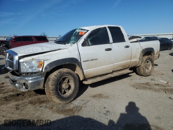 2006 Dodge 2500 ST with VIN 3D7KS28D46G274446, listed as a Copart auction lot 42757845 with Not Provided miles and Salvage Title. Bid and sale history available at carsss.com. Image 1.