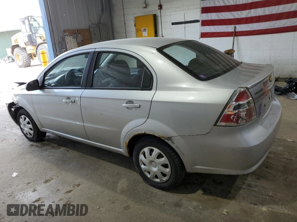 2011 Chevrolet Aveo 1LT with VIN KL1TD5DE2BB230142, listed as a Copart auction lot 57293695 with Not provided miles and Salvage title. Bid and sale history available at DreamBid. Image 2.
