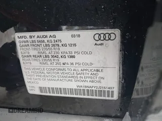 2018 Audi Q5 Premium Plus z VIN WA1BNAFY2J2151497, wystawiony jako IAAI lot #41688418 z przebiegiem 78 345 mil mil oraz . Historia ofert i sprzedaży dostępna na DreamBid. Obrazek 9.