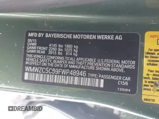 2015 MINI Countryman S z VIN WMWZC5C59FWP48946, wystawiony jako IAAI lot #41298127 z przebiegiem 106 293 mil mil oraz . Historia ofert i sprzedaży dostępna na DreamBid. Obrazek 9.