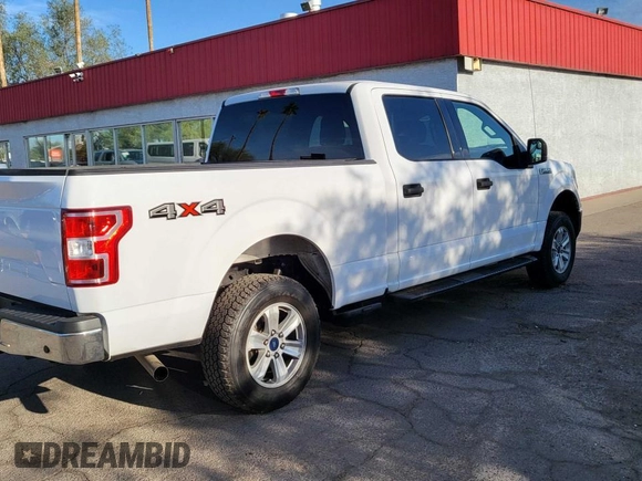2018 Ford F-150 XL with VIN 1FTFW1E53JKC27384, listed as a Copart auction lot 62533715 with 74,162 mi miles and Clean title. Bid and sale history available at DreamBid. Image 4.