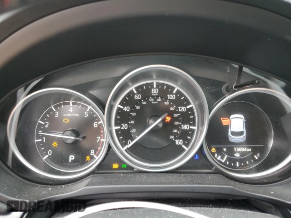 2023 Mazda CX-5 S Carbon Edition with VIN JM3KFBCM9P0280049, listed as a Copart auction lot 85712024 with 13,694 mi miles and Salvage Title. Bid and sale history available at DreamBid. Image 9.