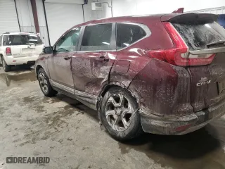 2019 Honda CR-V EX-L with VIN 2HKRW2H83KH657442, listed as a Copart auction lot 45882405 with 54,931 mi miles and Salvage Title. Bid and sale history available at carsss.com. Image 2.